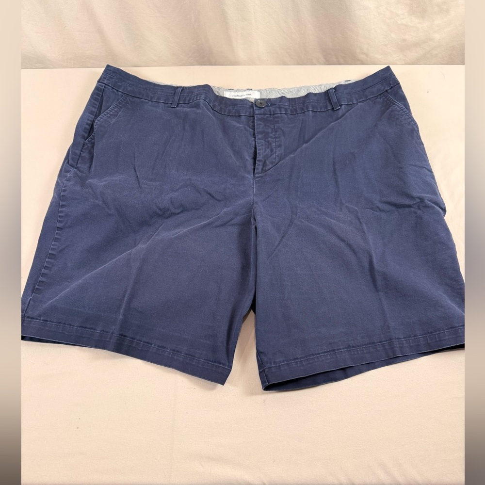 Croft & Barrow Navy Flat Front Shorts - 028